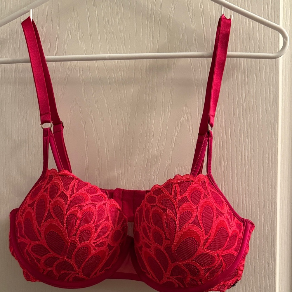 Sexy Red Lace Bra